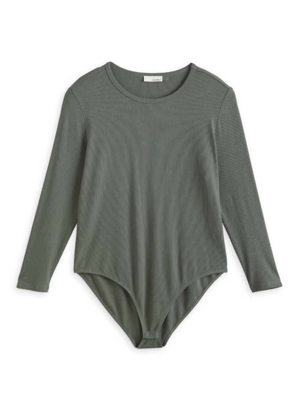 Heatherly Chana Long Sleeve Knit Bodysuit Olive Plus 2X (Stitch Fix)